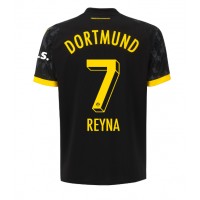 Camisa de time de futebol Borussia Dortmund Giovanni Reyna #7 Replicas 2º Equipamento 2023-24 Manga Curta
